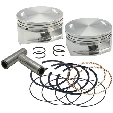 S&S Cycle 84-99 BT 4in Bore Forged Pistons - Standard