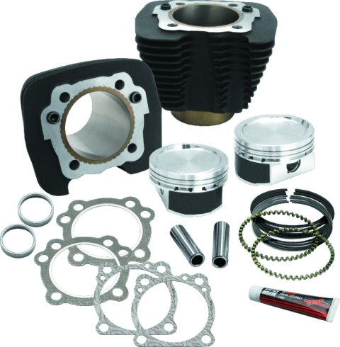 S&S Cycle 86-19 Sportster Models 883 to 1200cc Conversion Kit - Wrinkle Black