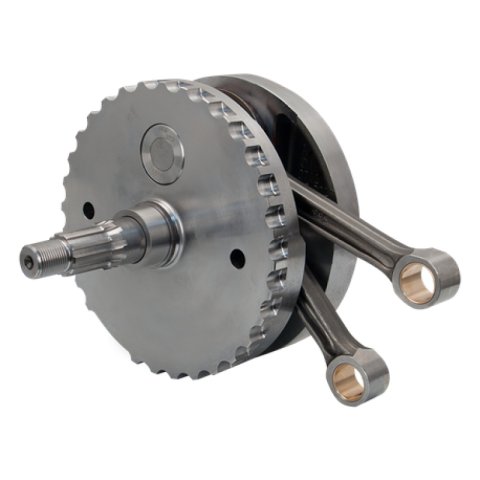 S&S Cycle 99-06 BT 4-3/8in Stroke Flywheel Assembly w/o Sprocket Shaft Bearing