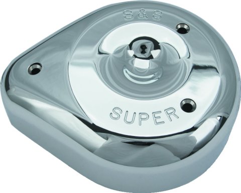 S&S Cycle Teardrop Chrome Air Cleaner Cover For S&S Super E/G Carbs
