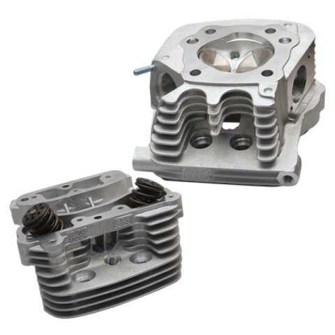 S&S Cycle 99-06 Twin Cam 88 A Engines 4-1/8in Bore Stock Stud Pattern Crankcase - Wrinkle Black
