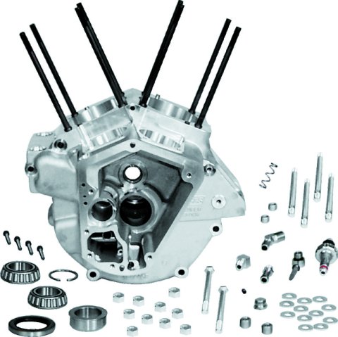 S&S Cycle 92-99 BT w/ Stock Bore Super Stock Alternator Style Crankcase - Natural