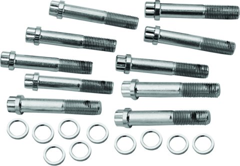 S&S Cycle 7/16-20 X 2-3/8in x 1in TD Head Bolt Kit - 10 Pack