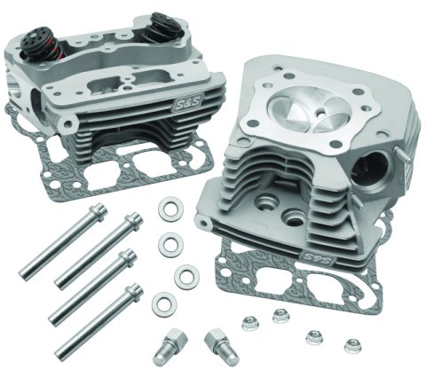 S&S Cycle 99-05 BT Super Stock 89cc Cylinder Head Kit - Silver