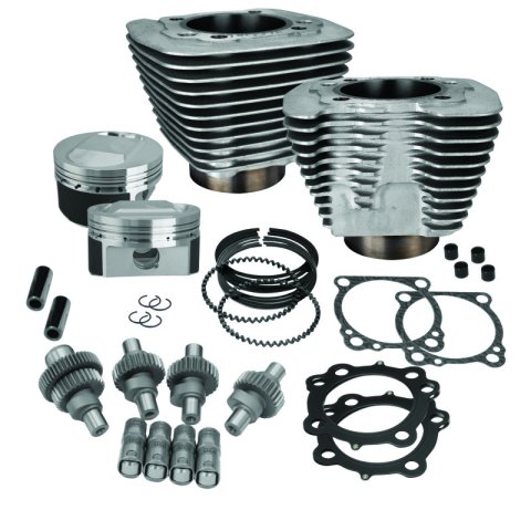 S&S Cycle 00-21 Sportster Models 1200cc to 1250cc Hooligan Kit - Silver