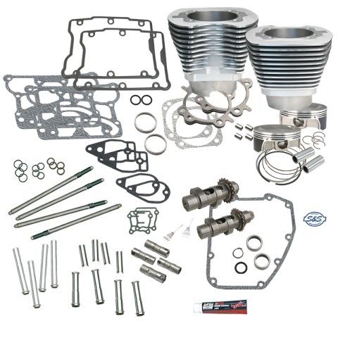 S&S Cycle 2007+ BT 106in Big Bore Hot Set Up Kit w/o Cylinder Heads