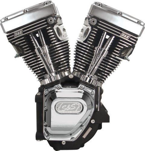 S&S Cycle 99-06 BT T124 Long Block Engine w/ 585 Cam - Silver