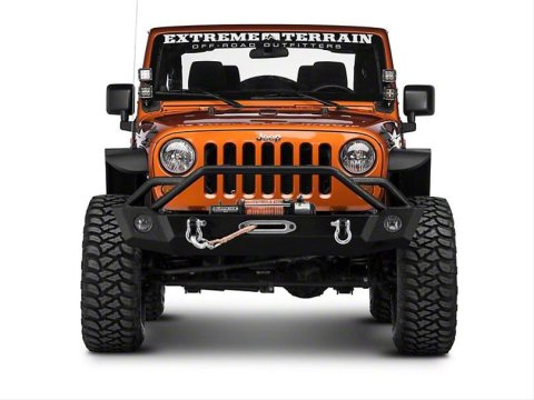 Rugged Ridge 07-18 Jeep Wrangler JK Textured Black Square A-Pillar LED Light Mount Kit