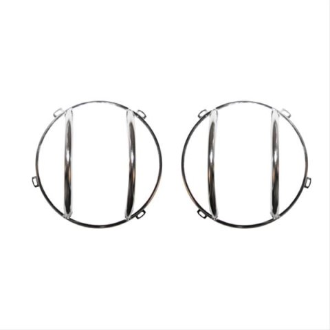 Rugged Ridge 07-18 Jeep Wrangler JK Stainless Steel Headlight Euro Guard Kit