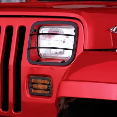 Rugged Ridge 87-95 Jeep Wrangler YJ Headlight & Turn Signal Euro Guard Set