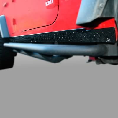 Rugged Ridge Rocker Guards Body Armor 07-18 2-Dr Jeep Wrangler JK