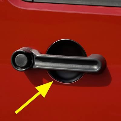 Rugged Ridge Door Handle Recess Guards 07-18 Jeep Wrangler Unlimited JK