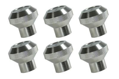 Rugged Ridge 76-86 Jeep CJ Billet Stainless Steel Dash Knob Set