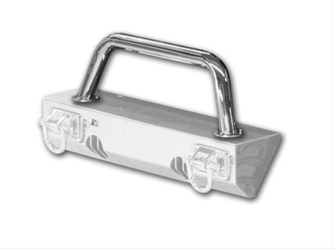 Rugged Ridge Stainless Overrider Hoop XHD Modular Front Bumper 07-18 Jeep Wrangler JK 2dr