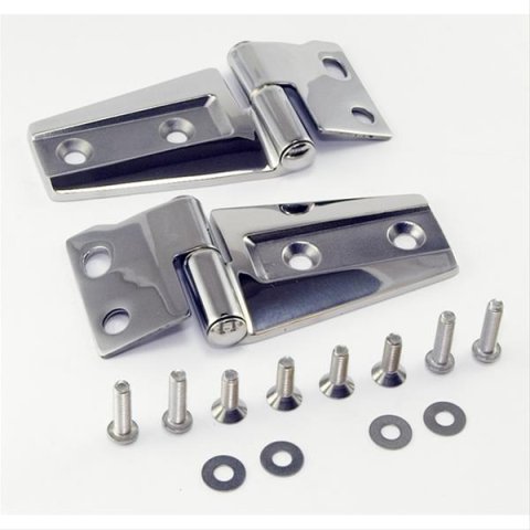 Rugged Ridge 07-18 Jeep Wrangler JK Stainless Hood Hinge Kit