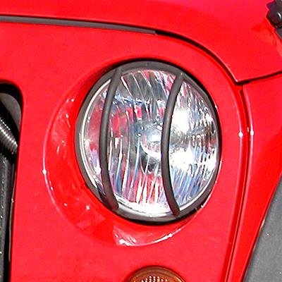 Rugged Ridge 97-06 Jeep Wrangler Black Headlight Euro Guards