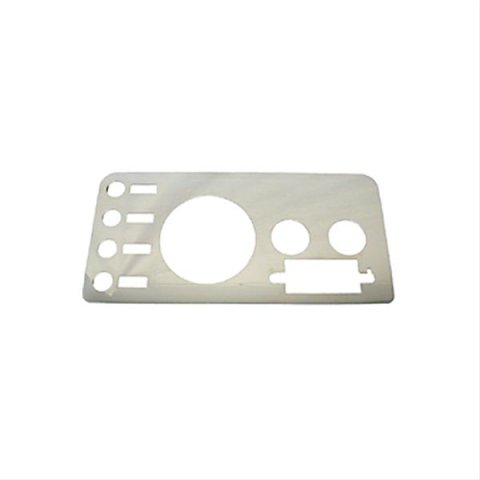 Rugged Ridge 76-86 Jeep CJ Stainless Steel Gauge Cover
