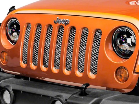 Rugged Ridge Chrome Grille Insert 07-18 Jeep Wrangler
