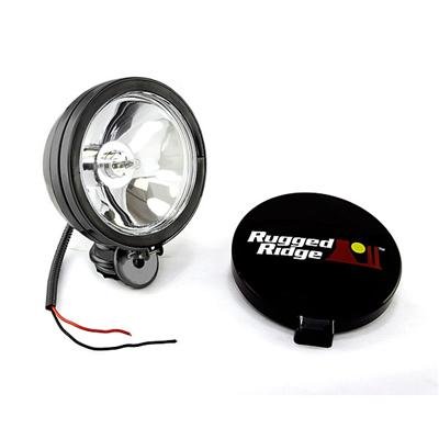 Rugged Ridge 6in Halogen Light Black Steel Housing