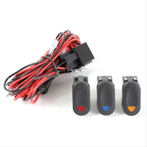 Rugged Ridge Light Wiring Harness Kit 3 Lights