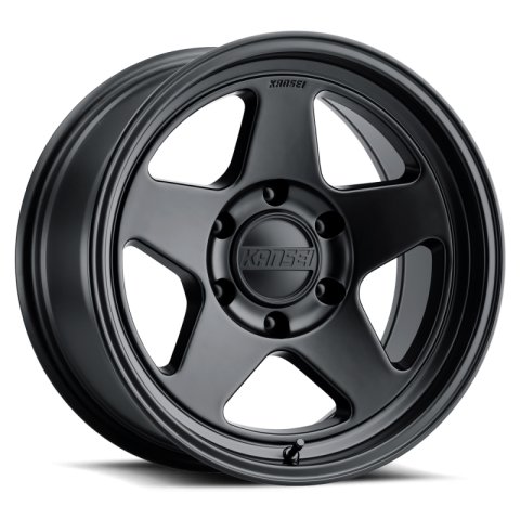 Kansei K12MB Knp 17x8.5in / 5x127 BP / 0mm Offset / 78.1mm Bore - Matte Black Wheel