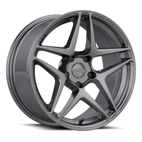 Kansei K15G Astro 19x9.5in / 5x112 BP / 35mm Offset / 66.6mm Bore - Gunmetal Wheel
