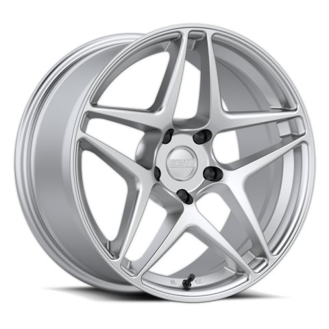 Kansei K15H Astro 18x9in / 5x100 BP / 22mm Offset / 73.1mm Bore - Hyper Silver Wheel