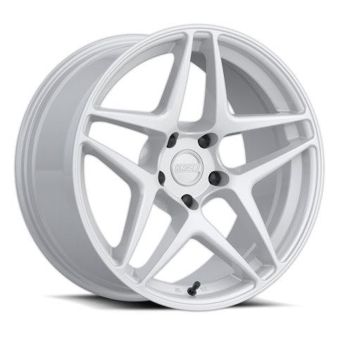 Kansei K15W Astro 18x9in / 5x114.3 BP / 22mm Offset / 73.1mm Bore - Gloss White Wheel