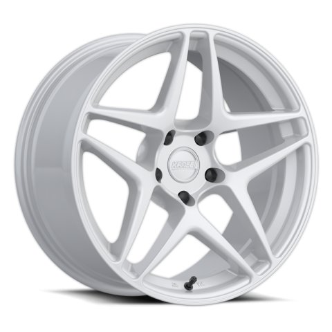 Kansei K15W Astro 18x8.5 / 5x114.3 BP / +35mm Offset / 73.1mm Bore - Gloss White Wheel