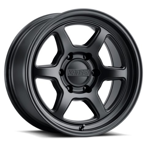 Kansei K14MB Roku 17x8.5in / 6x139.7 BP / 0mm Offset / 106.1mm Bore - Matte Black