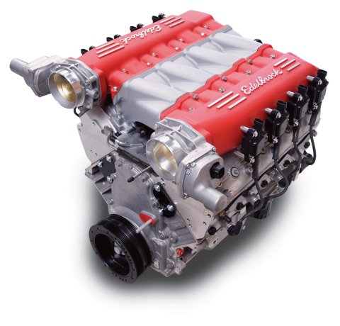 Edelbrock Manifold Chevy Ls LS3 Cross Ram w/ Red Plenums