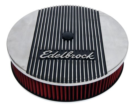 Edelbrock Air Cleaner Elite II 14In Diameter w/ 3In Element Standard Height Polished