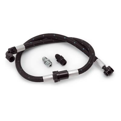 Edelbrock Fuel Hose Assembly w/ Street Filter SBC Proclassic Finish
