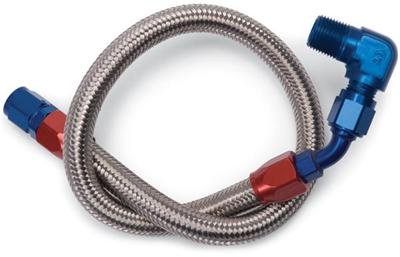 Edelbrock Fuel Line Braided Stainless for BBC ( Use w/ 8134 )