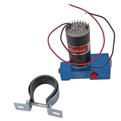 Edelbrock Fuel Pump Electric Quiet-Flo Carbureted 120GPH 3/8In In 3/8In Out 120 GPH Blue