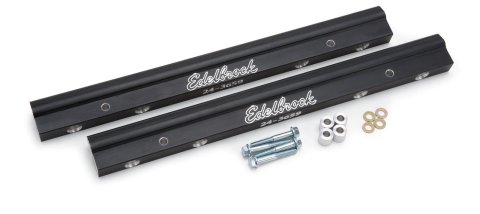 Edelbrock Fuel Rail Kit for Use w/ 70855 BBC Tunnel Ram Manifold (4) -8 An Female Ends