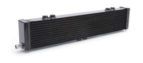 Edelbrock Heat Exchanger Single Pass Dual Row 22 000 Btu/Hr 26 5In W X 5In H X 2 62In D Black