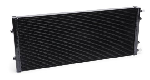 Edelbrock Heat Exchanger Dual Pass Single Row 55 000 Btu/Hr 34In W X 14In H X 2 25In D Black