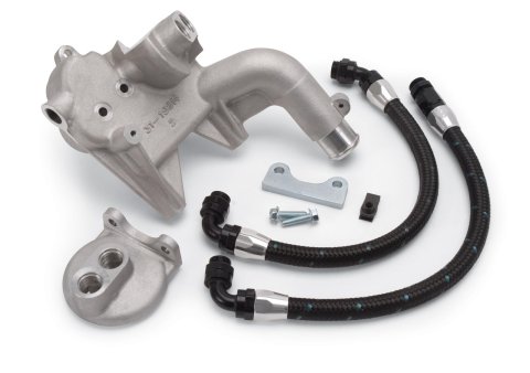 Edelbrock Eforce Remote Oil Filter Mount Kit for 4Wd 2004-10 Ford F-150