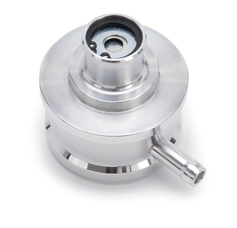 Edelbrock PCV for Valve Cover Aluminum Round Push In w/ 90-Degree Port Breather Look w/ Etched Logo
