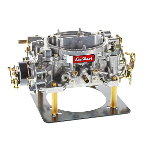 Edelbrock Carburetor Performer Series 4-Barrel 750 CFM Electric Choke Satin Finish