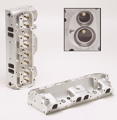 Edelbrock Single Perf Pontiac Semi Finshed Head