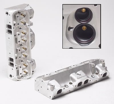 Edelbrock Single Perf Pontiac 72cc Head Bare