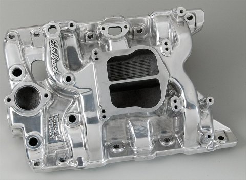 Edelbrock Performer Pontiac Polished Manifold