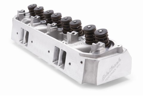 Edelbrock Cylinder Head BB Chrysler Performer RPM 75cc Chamber for Hydraulic Roller Cam Complete