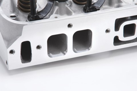 Edelbrock Cylinder Head BBC Performer RPM Oval Port 100cc Complete Single w/ Springs