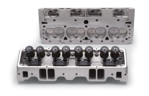 Edelbrock 1Pr Cyl Head E-210 SBC 64cc Perf RPM (Complete Pair)