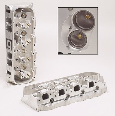 Edelbrock Single Perf RPM BBC Rect Port Head Bare