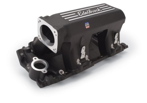 Edelbrock Manifold EFI Pro-Flo XT BB Chevy Rect Port Heads Black Powder Coated