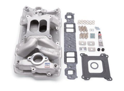 Edelbrock Manifold Installation Kit Performer RPM Air-Gap SBC 1957-1986 Natural Finish